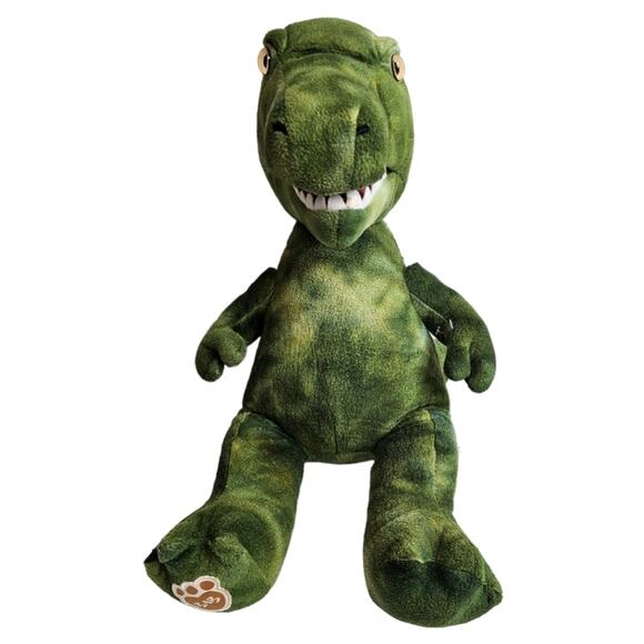 Build A Bear Workshop Dinosaur Green 17-inch Animal Stuffed Soft Plush Puppet - Picture 1 of 9
